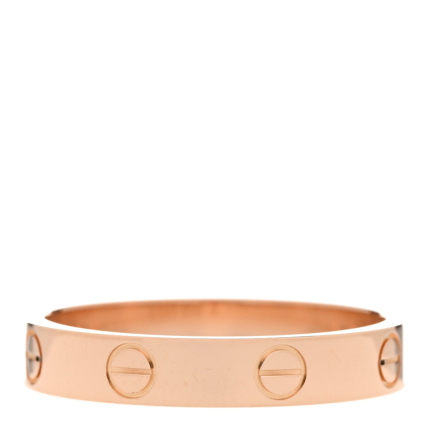Cartier 18K Pink Gold 4mm LOVE Wedding Band Ring 57 8 3 of 5