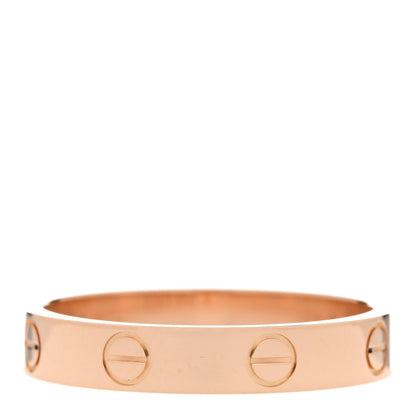 Cartier 18K Pink Gold 4mm LOVE Wedding Band Ring 57 8 3 of 5