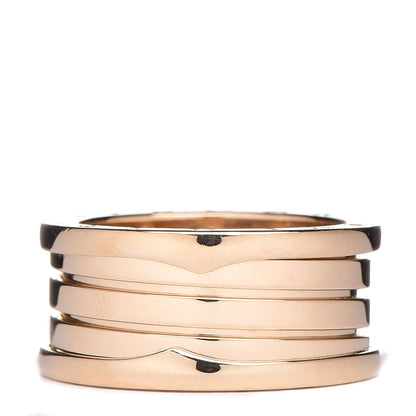 Bulgari 18K Yellow Gold B.Zero1 Four-Band Ring 58 8.5 3 of 4