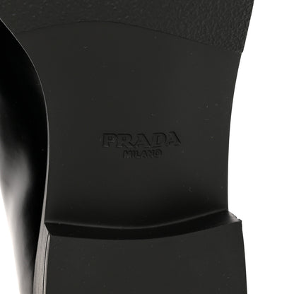 Prada Spazzolato Loafers 40 Black 7 of 11