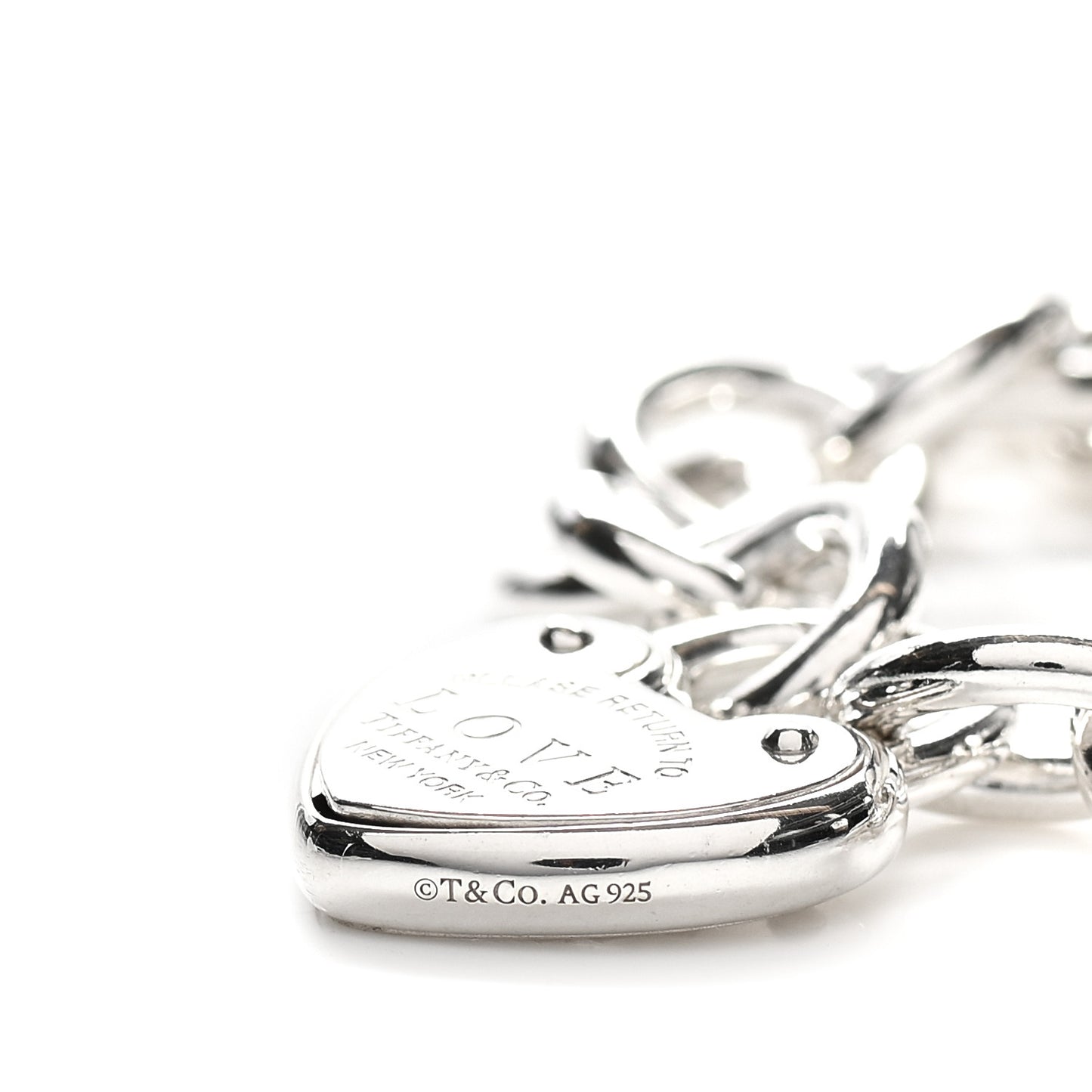 Sterling Silver Return to Tiffany Love Lock Bracelet