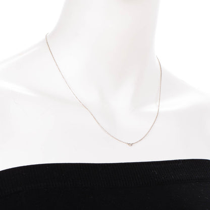 Tiffany Platinum Diamond .12ct Elsa Peretti Diamonds by the Yard Pendant Necklace 2 of 6