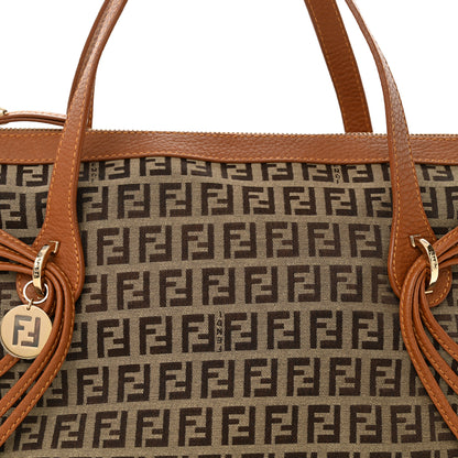 Fendi Zucchino Shoulder Bag Brown 8 of 11