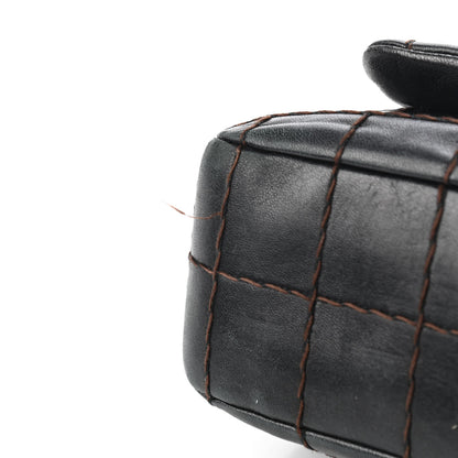 Chanel Lambskin Contrast Stitched Single Flap Black 10 of 11