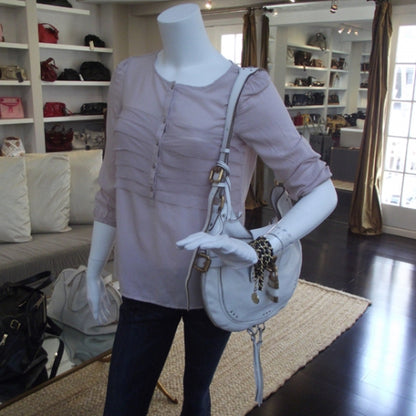 Chloe Leather Paddington Hobo Blanc 2 of 13