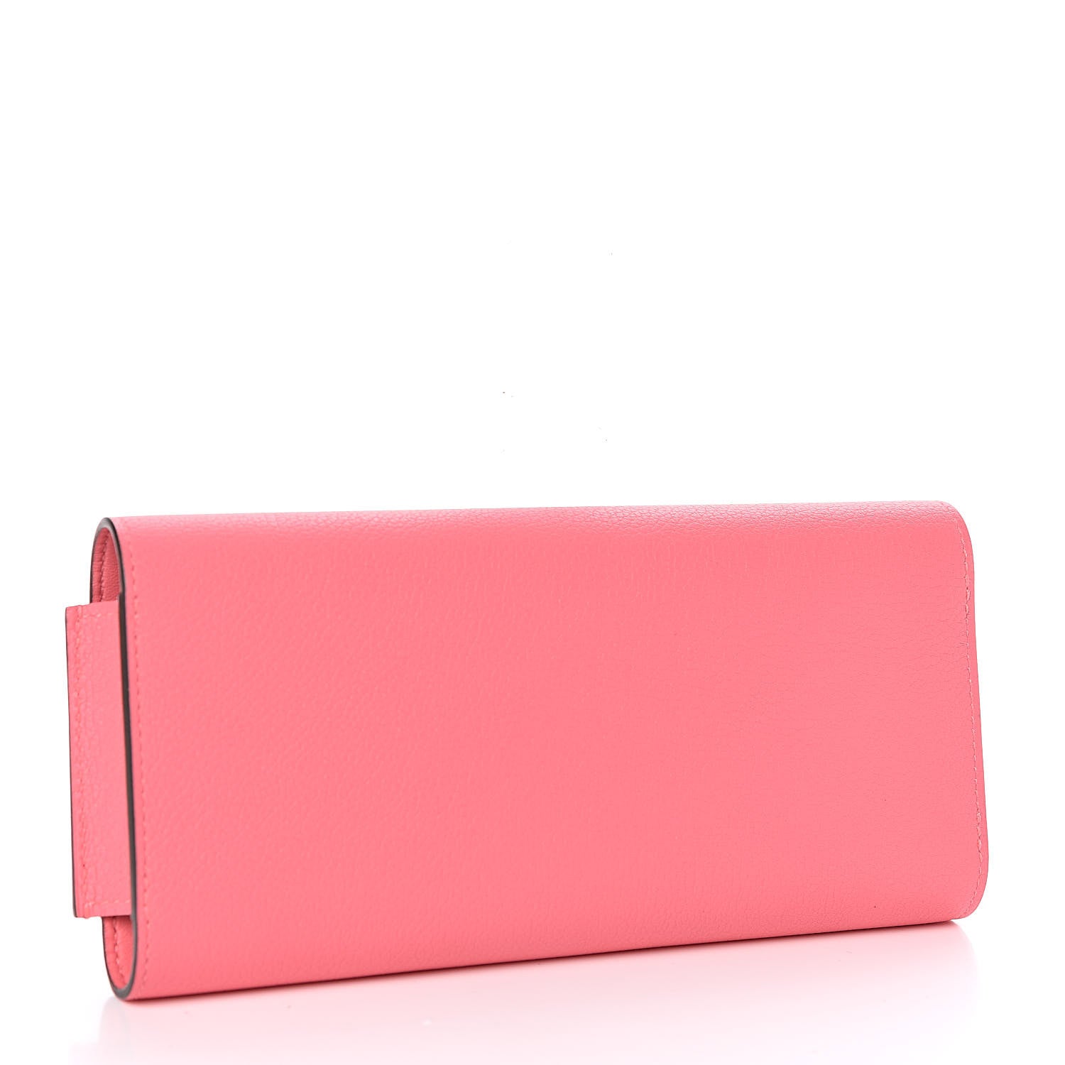 Hermes Evercolor Passant Long Wallet Rose Azalee 3 of 8