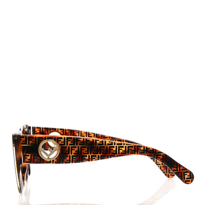 Fendi Acetate F is Fendi FF 51mm Cat Eye Sunglasses 0327/S Tortoise Camouflage 3 of 7