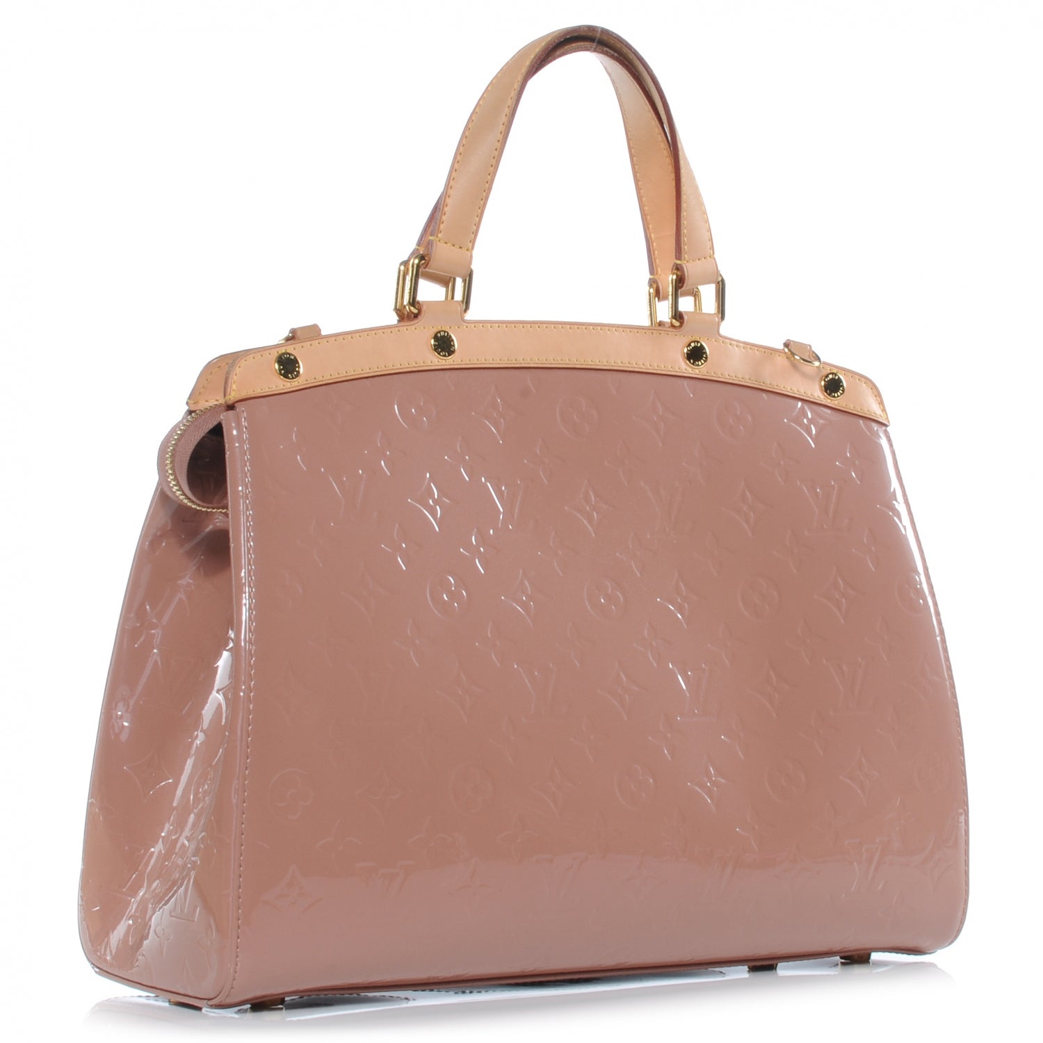 Louis Vuitton Vernis Brea GM Rose Velours 4 of 9
