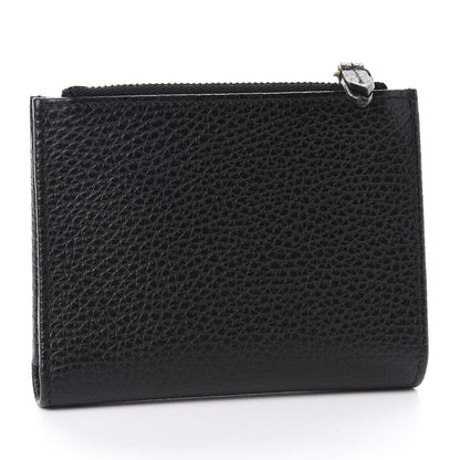 Gucci Pebbled Calfskin Farfalla Card Case Black 3 of 7