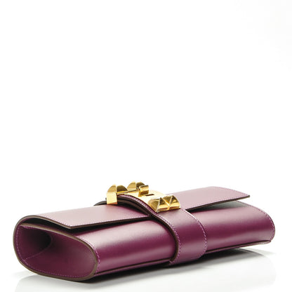 Hermes Tadelakt Medor 23 Clutch Anemone 4 of 7