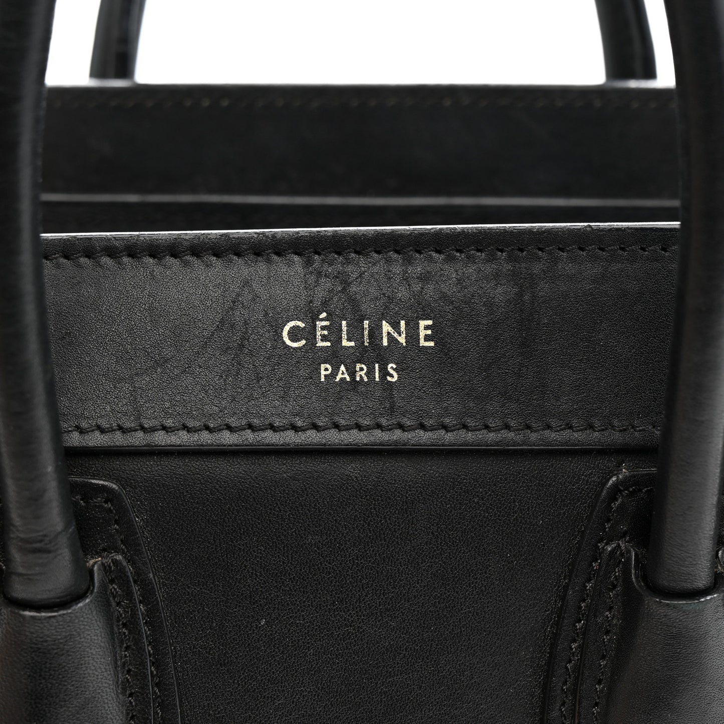Smooth Calfskin Nano Luggage Black