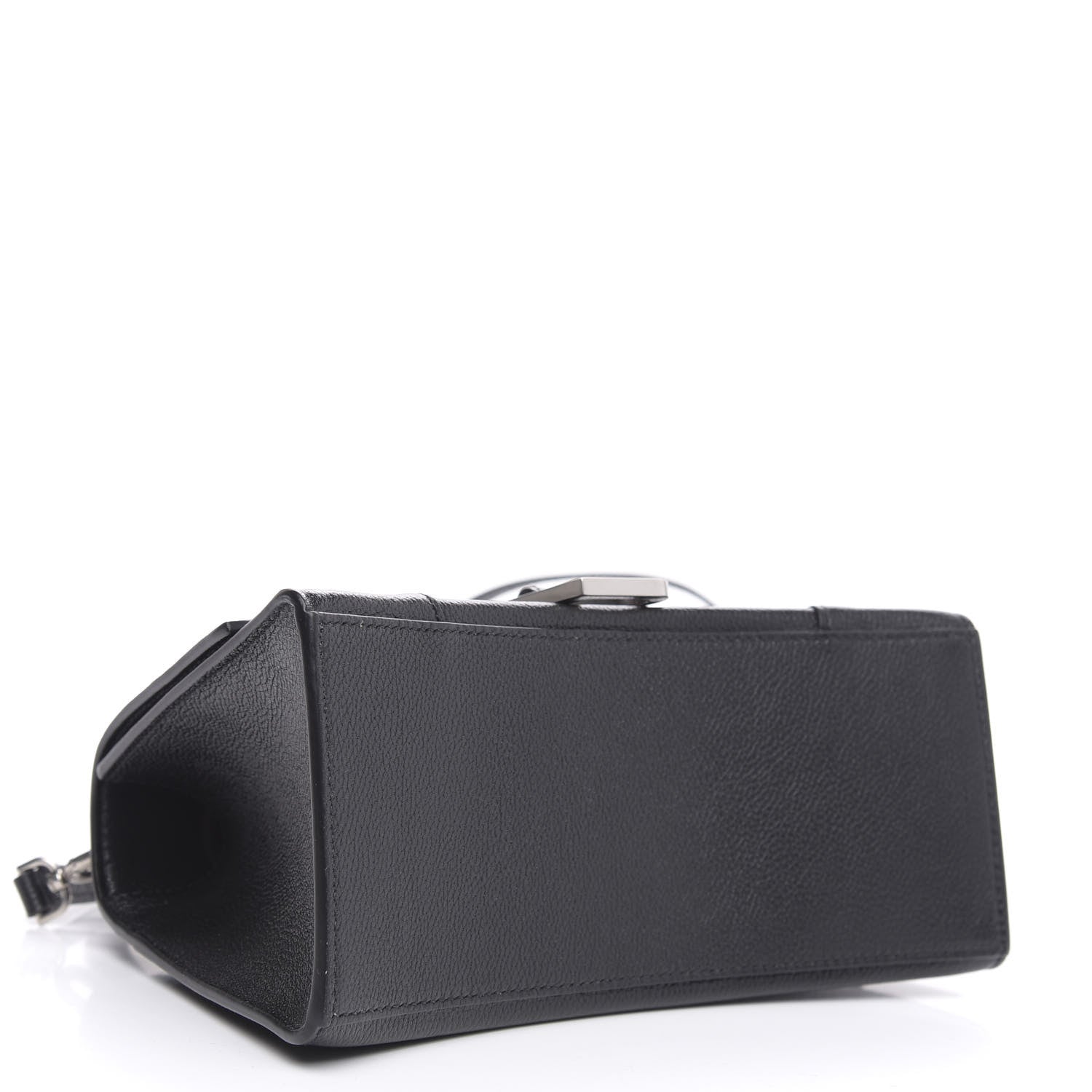 Balenciaga Grained Calfskin Small Hourglass Top Handle Bag Black 4 of 8