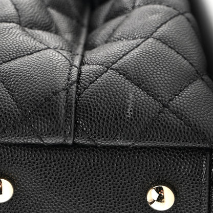 Chanel Caviar Quilted Medium Coco Handle Flap Black 12 of 12