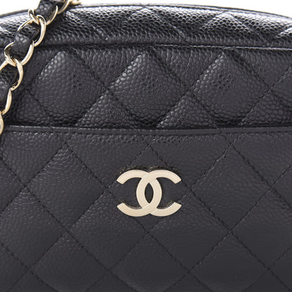 Chanel Caviar Quilted Camera Case Black 10 of 11