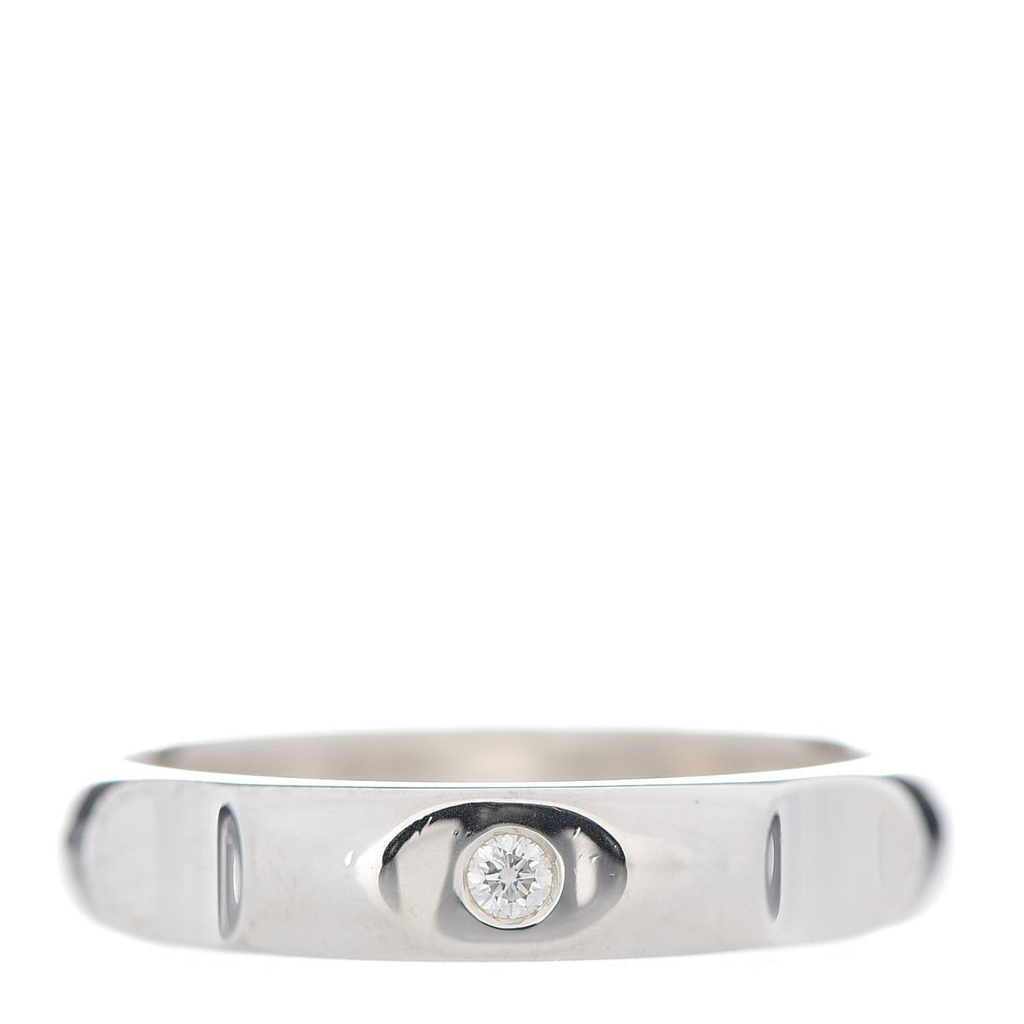 Sterling Silver Diamond Paloma's Groove Ring 56 7.5