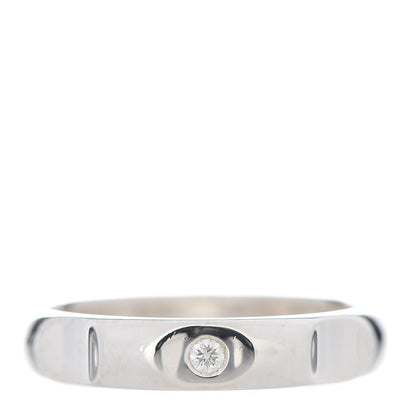 Tiffany Sterling Silver Diamond Paloma's Groove Ring 56 7.5 1 of 6