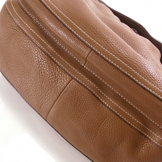Leather Flap Hobo