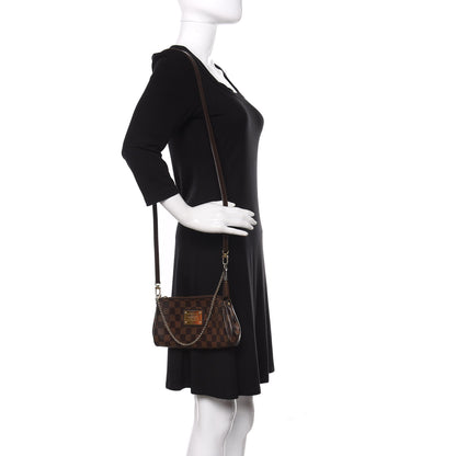 Louis Vuitton Damier Ebene Eva Clutch 2 of 11