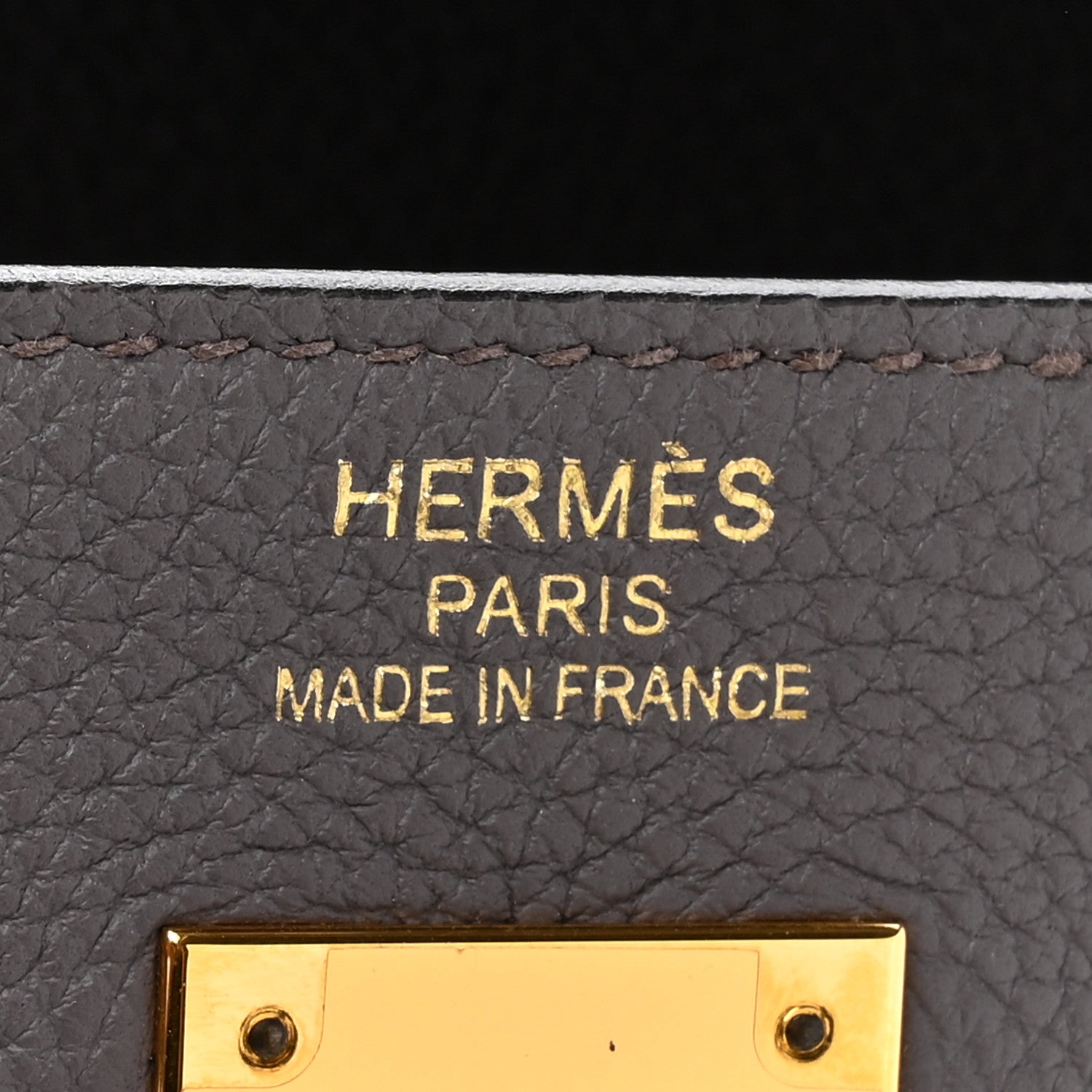 Hermes Togo Kelly Retourne 35 Etain 5 of 17