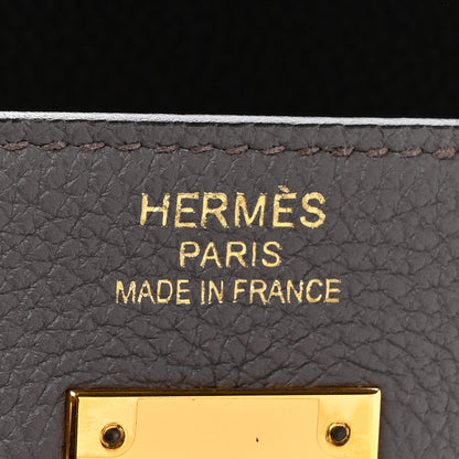 Hermes Togo Kelly Retourne 35 Etain 5 of 17