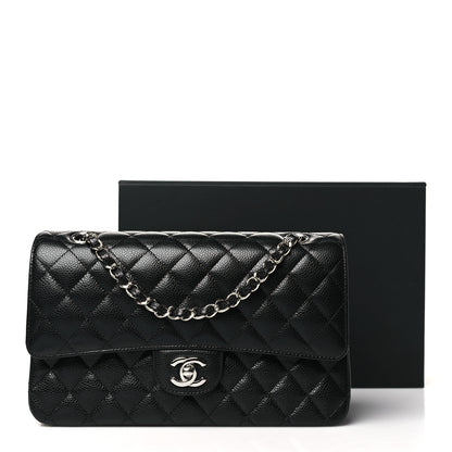 Chanel Caviar Quilted Medium Double Flap Black 11 of 11