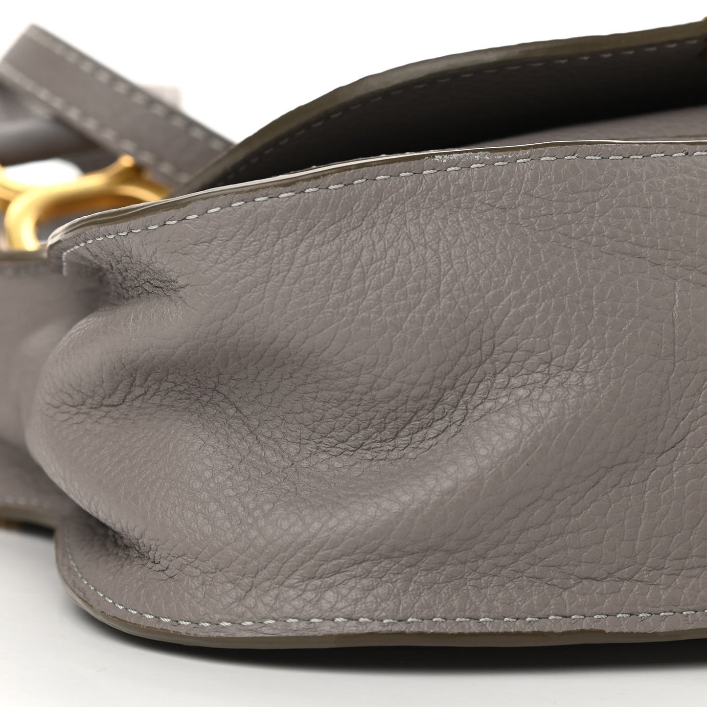 Calfskin Small Marcie Satchel Cashmere Grey