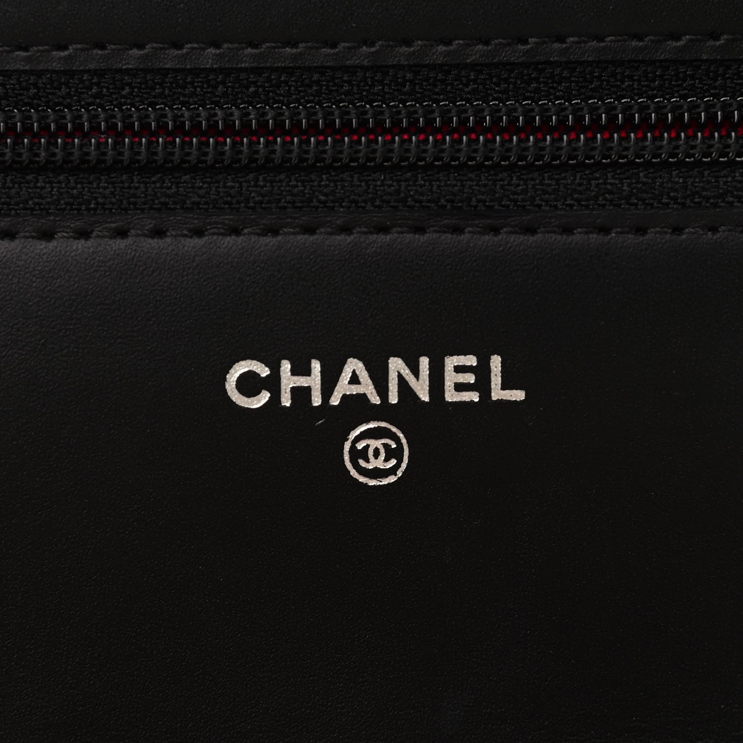 Chanel Calfskin Quilted Cambon Wallet On Chain WOC Black 6 of 10