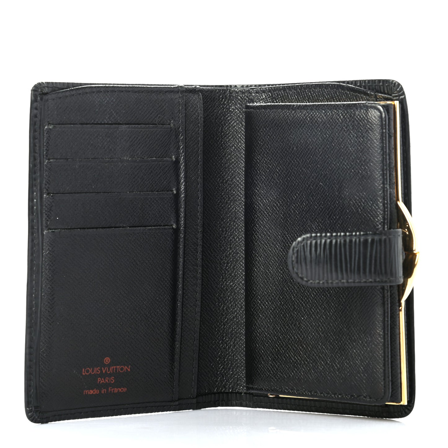 Epi French Purse Wallet Black