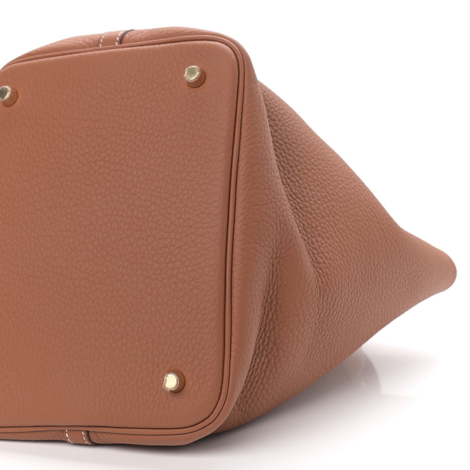 Hermes Taurillon Clemence Picotin Lock 22 MM Gold 9 of 9