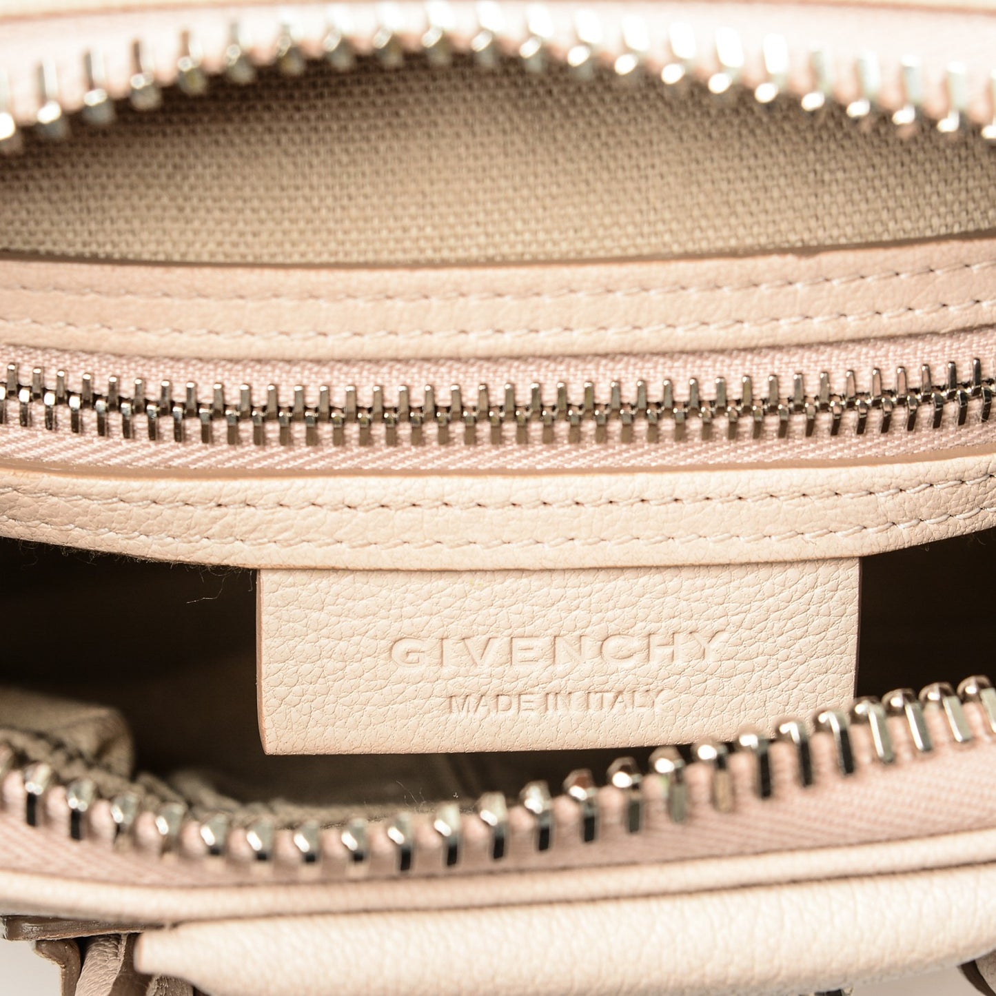 Sugar Goatskin Mini Antigona Nude Pink