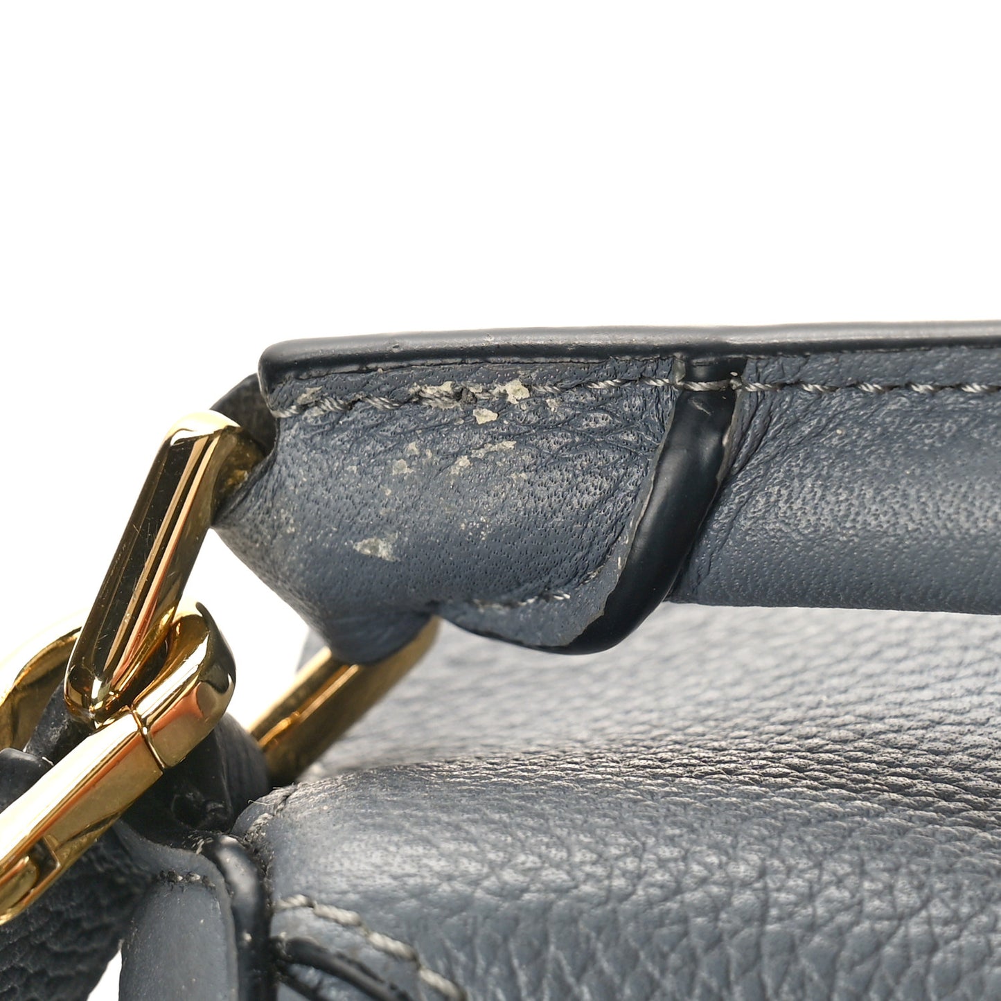 Soft Grained Calfskin Mini Puzzle Bag Gunmetal