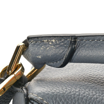 Loewe Soft Grained Calfskin Mini Puzzle Bag Gunmetal 12 of 13