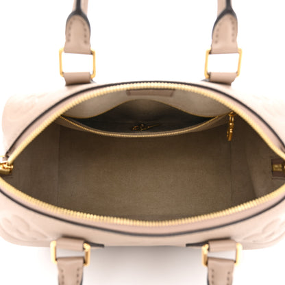 Louis Vuitton Empreinte Monogram Giant Speedy Bandouliere 25 Tourterelle 5 of 9
