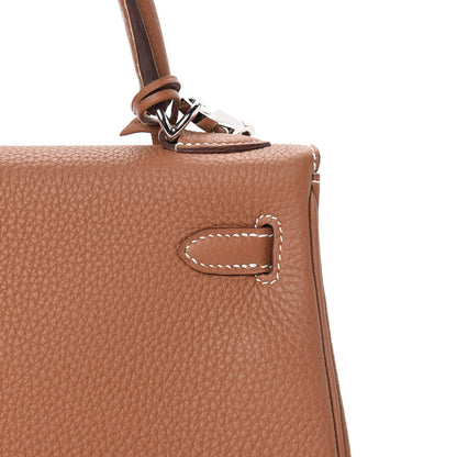 Hermes Togo Kelly Retourne 25 Gold 12 of 36