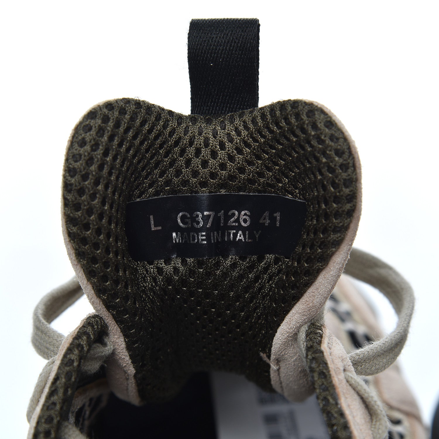 Chanel Suede Calfskin Embroidered CC Sneakers 41 Beige Black 8 of 17