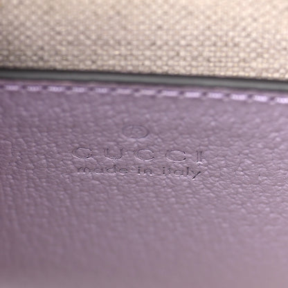 Gucci Monogram Jumbo GG Textured Dollar Calfskin Mini Tote Bag Beige Lapis 6 of 11