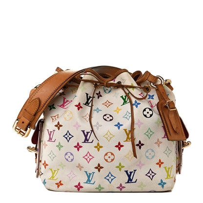 Louis Vuitton Monogram Multicolor Petit Noe White 1 of 12