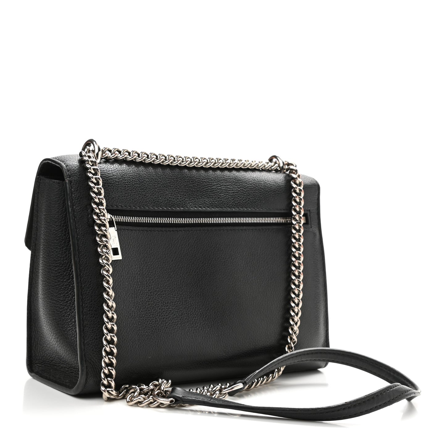 Soft Calfskin Mylockme Chain Bag BB Black