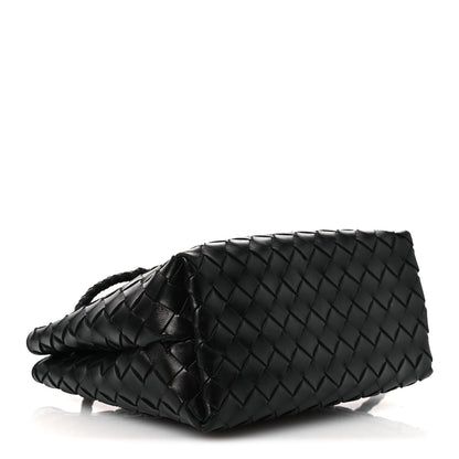 Bottega Veneta Nappa Intrecciato Mini Andiamo Shoulder Bag Black Black 4 of 12