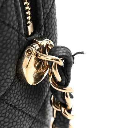 Chanel Iridescent Caviar Quilted Small Coco Tassel Camera Case Black 11 of 11