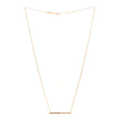 Chopard 18K Rose Gold Diamond Ice Cube Pure Necklace 3 of 5