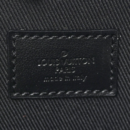 Louis Vuitton Monogram Taurillon Soft Trunk Backpack Pouch Bag Charm Key Ring Silver 4 of 5