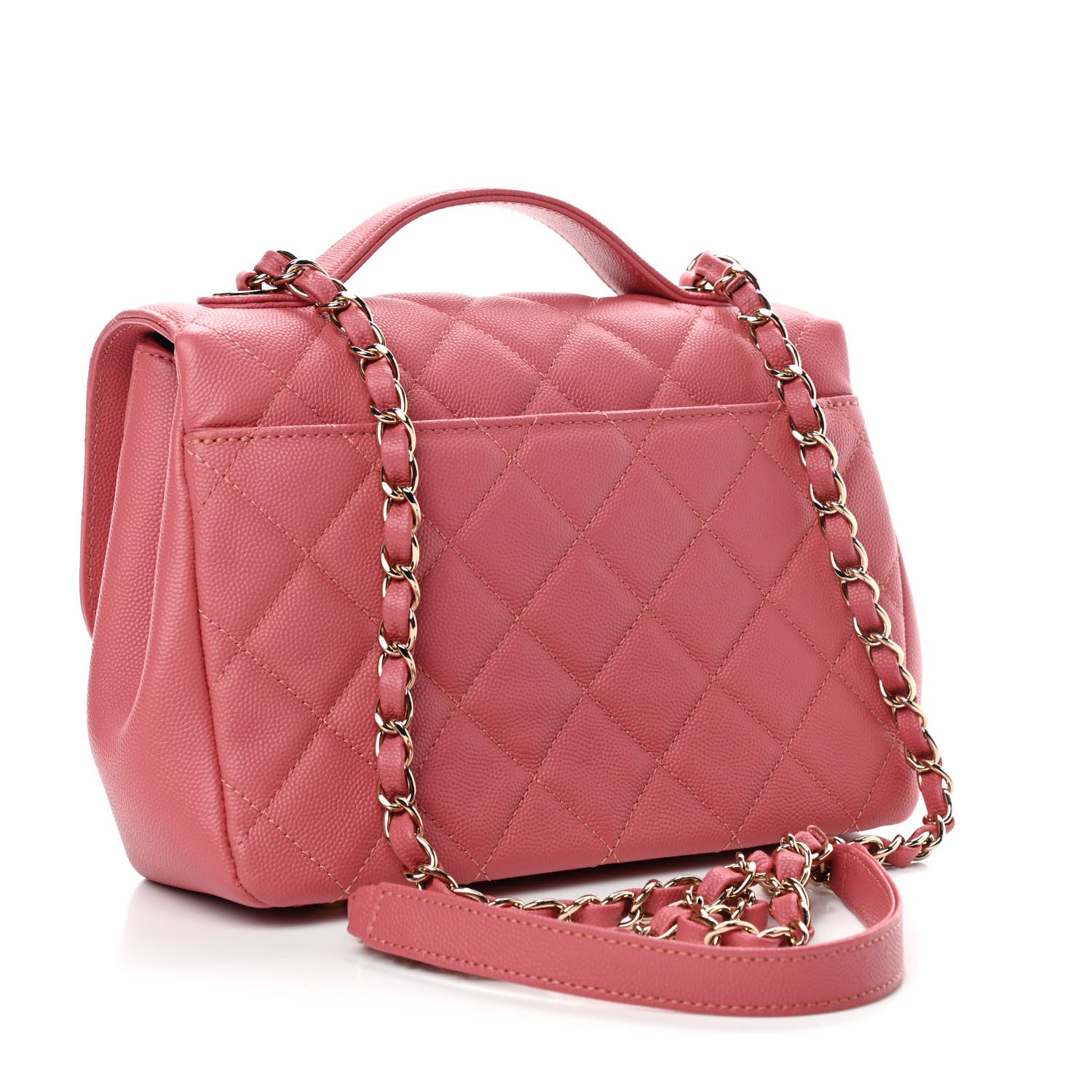 Chanel Caviar Quilted Medium Business Affinity Flap Pink 2 of 4