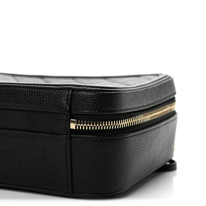 Chanel Caviar Quilted Medium CC Filigree Vanity Case Black 10 of 14