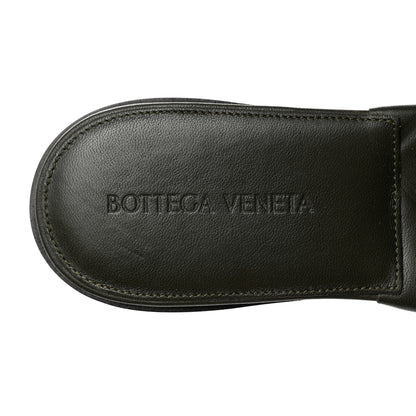 Bottega Veneta Nappa Quilted Rubber Lido Flat Sandals 38 Khaki 6 of 7