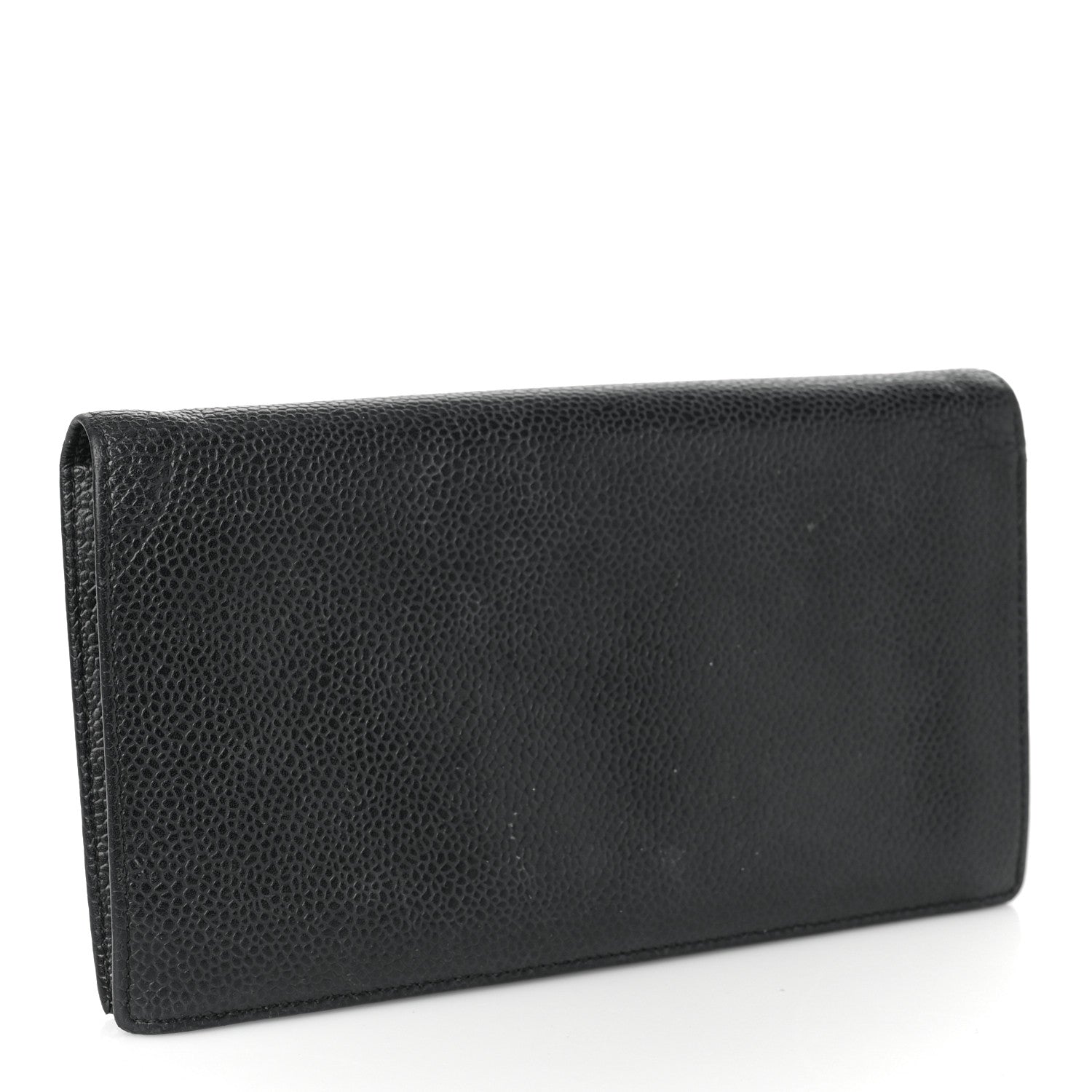 Chanel Caviar Timeless CC Yen Wallet Black 3 of 11