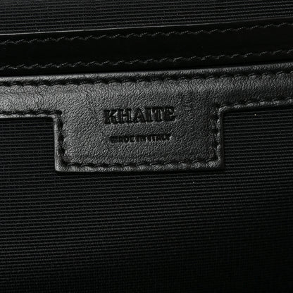 Khaite Pebbled Calfskin Large Maeve Weekender Bag Black 6 of 9