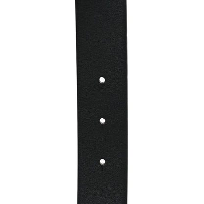 Chanel Calfskin CC Reversible Belt 85 34 Black Burgundy 5 of 6