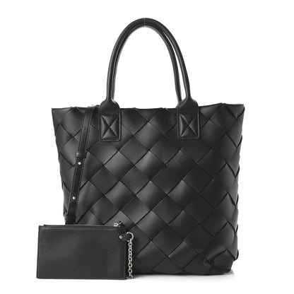 Bottega Veneta Nappa Maxi Cabat 30 Black 1 of 9