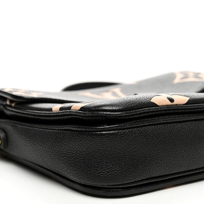 Louis Vuitton Empreinte Monogram Giant Pochette Metis Black Beige 8 of 11